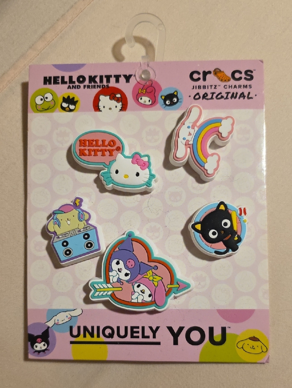CROCS Limited Edition Hello Kitty and Friends Jibbitz Charm Set